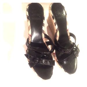 Burberry wedge sandal