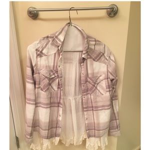 Urban Outfitters BDG Flannel w/ design