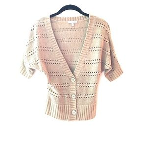 Short sleeve cardigan