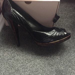 Unworn peep toe Madden stiletto