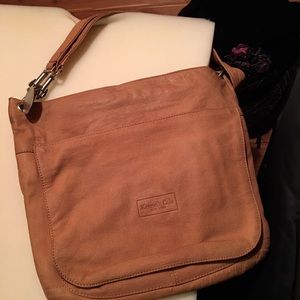 Beautiful tan leather bag