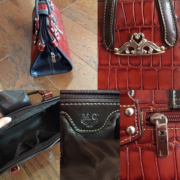 M.C. Marc Chantal satchel bag - Picture 3 of 4