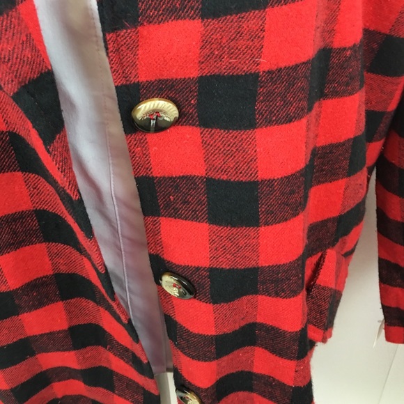 Plaid coat - Picture 3 of 4