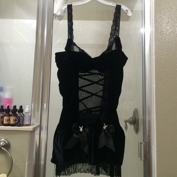 Playboy burlesque dancer costume
