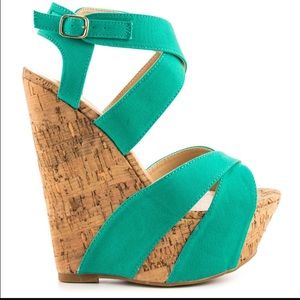JustFab wedge sandals