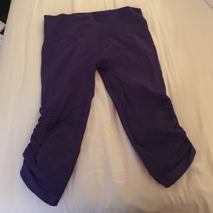 Lululemon purple Capris