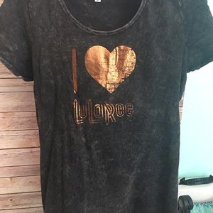 LuLaRoe promo classic tee XXL 2xl