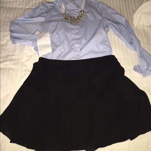 Black Zara flowy skirt