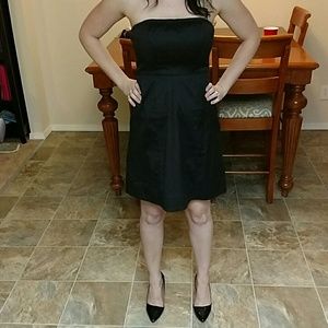 Limited Strapless Brown Cocktail Dress