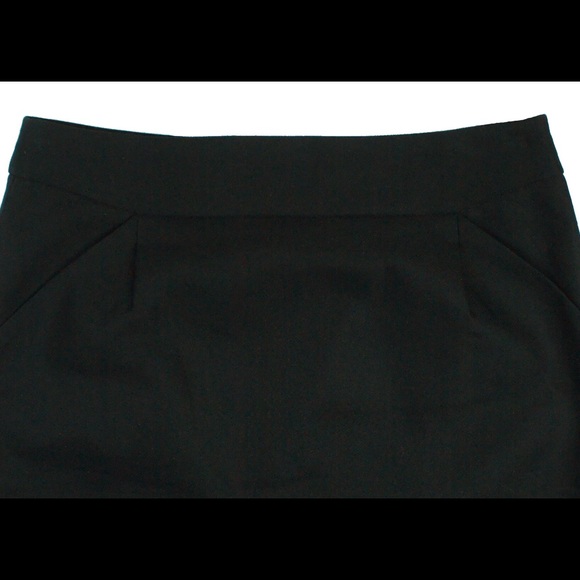 SOLD in BUNDLE. JCREW Black Cotton Pencil Skirt - Picture 2 of 3
