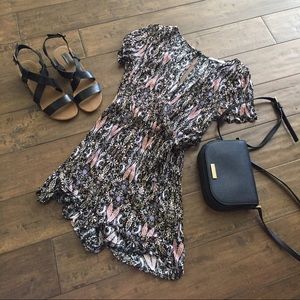 Lush Paisley Print Romper