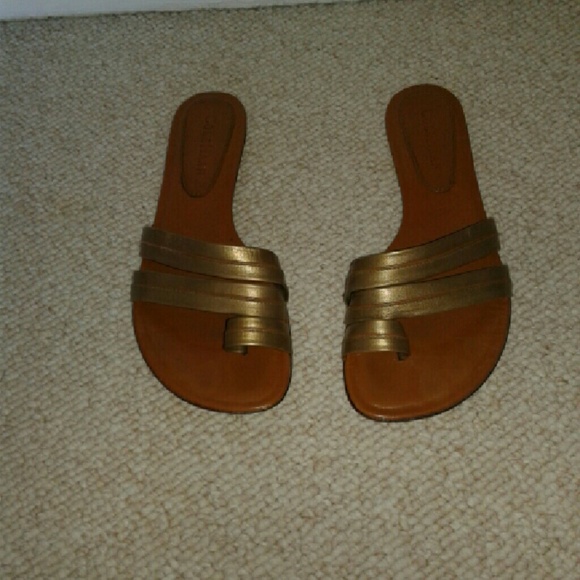 Womens Bronze Cole Haan Sandals