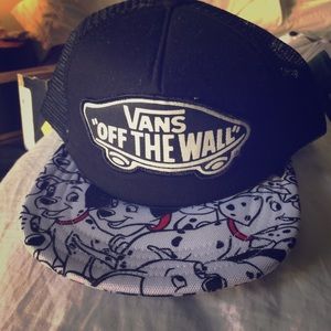 101 Dalmatians X Vans branded trucker SnapBack hat