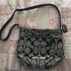 Black Coach Crossbody Purse