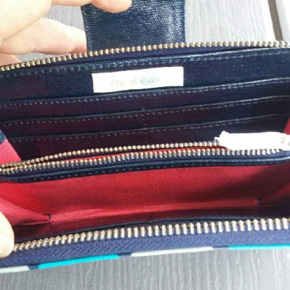 BLUE CIRCLES WALLET BY BODEN