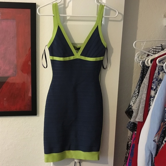 Herve Leger Bodycon Dress - Picture 1 of 3