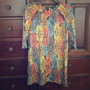 Cute Fall Dress with 3/4 sleeves.