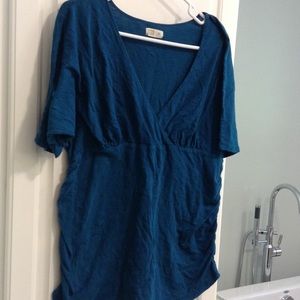 💕Teal blue nursing friendly T-shirt