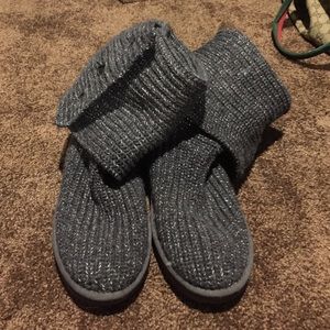 Gray Ugg boots