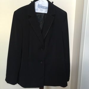 Black interview work pants suit sz 16