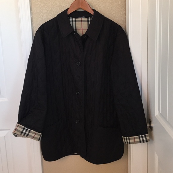 Burberry Black Barn Quilted Jacket