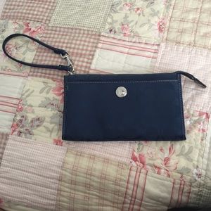 Coach Tone on Tone Wristlet