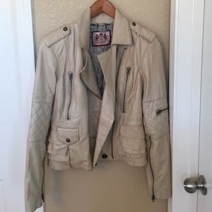 Juicy Couture Leather Jacket Medium