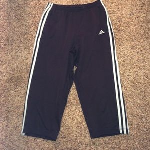 Mint Striped Adidas Workout Pants
