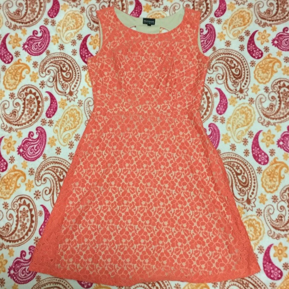 Dresses & Skirts - Orange Cutout Dress!!