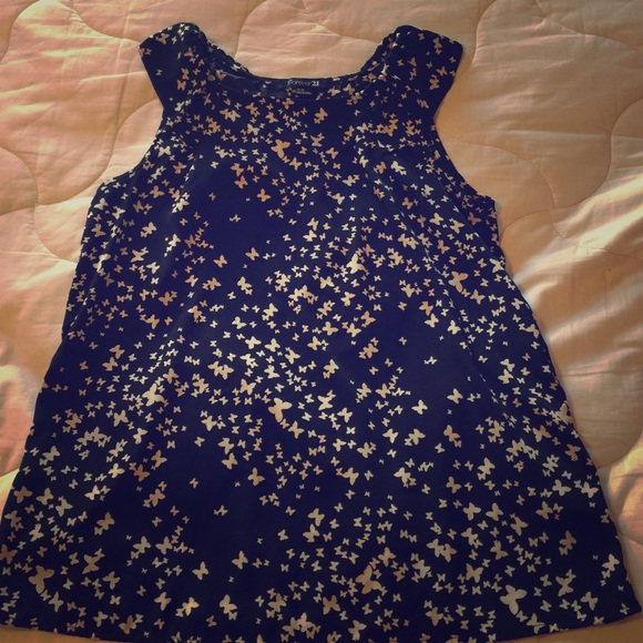 Back and white butterfly shirt