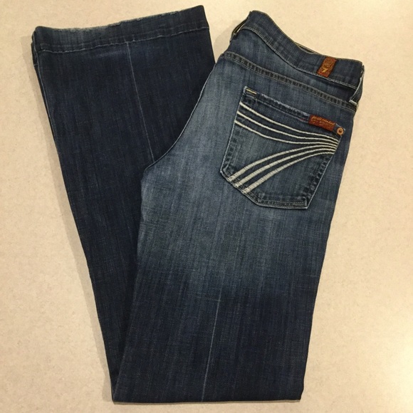 7 For All Mankind Denim - 7 For All Mankind Jeans 28X32 Dojo New York Dark!