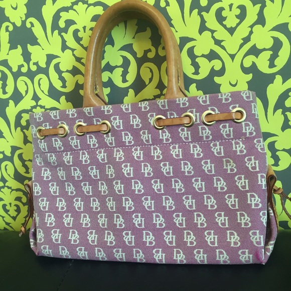 Dooney and Bourke Signature Pink Satchel - Picture 2 of 11