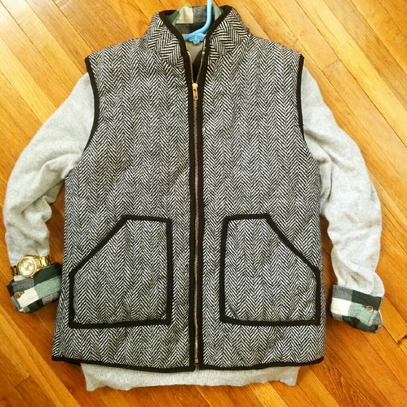 Herringbone Quilted Vest