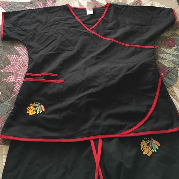 Limited Edition Chicago Blackhawks scrubs