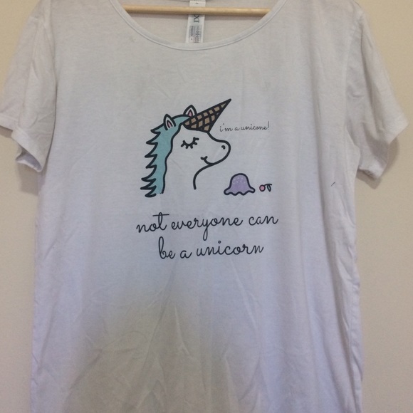 33% off Forever 21 Tops - forever 21 unicorn sleep shirt from Helena's ...