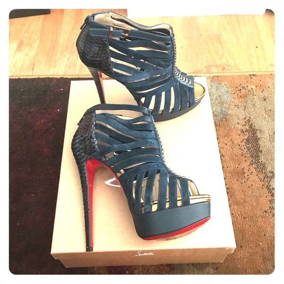Christian Louboutin Karina 150mm Watersnake