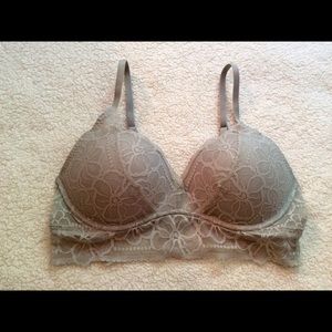 Victoria Secret gray PINK bralette