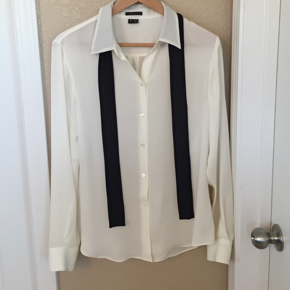 Theory Silk Blouse Small