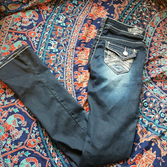 Hydraulic dark jeans