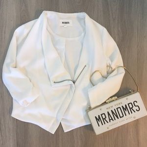 Cute BB Dakota White Jacket/Blazer XS