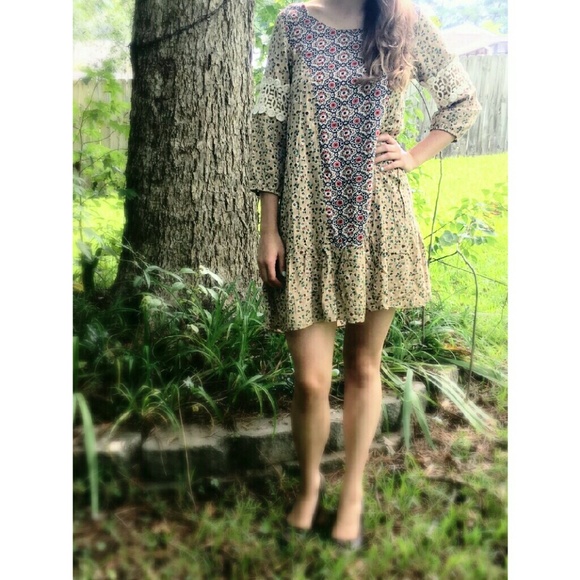 Boho Shift Dress - Picture 2 of 3