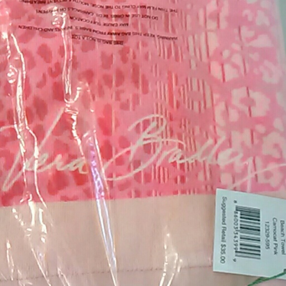 Beach bundle by Vera Bradley PINK Sparkle camocat - Picture 4 of 4