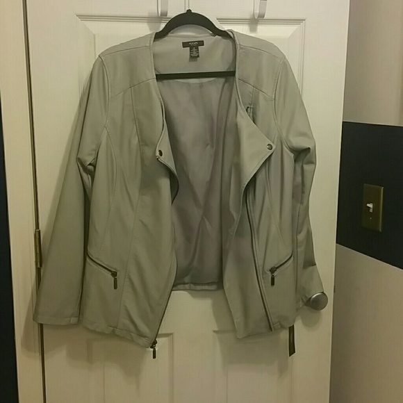 Faux leather jacket