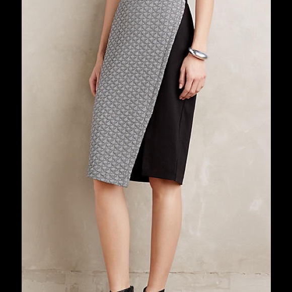Anthropologie HD in Paris Addie pencil skirt 4 NWT