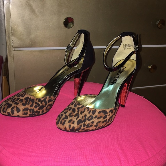 Leopard print heels