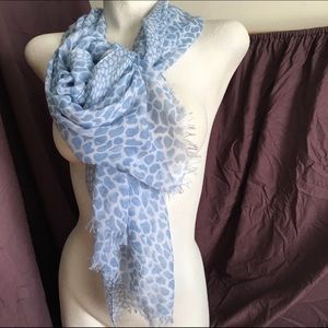 Light blue patterned scarf NWT. SOLD SOLD SOLD