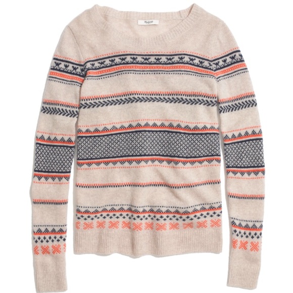 Madewell Fair Isle Sweater XS