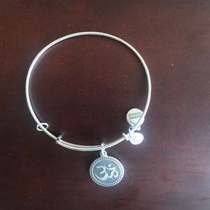 Never worn Alex and Ani Om Bracelet.