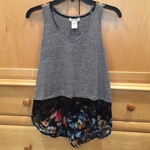Racerback Tank with Lace