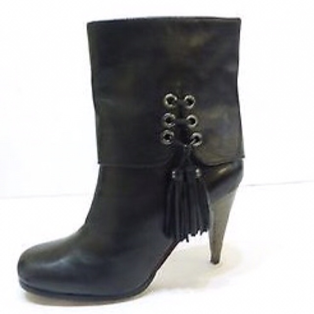 Coach Leather Cuff Boots - Picture 3 of 8